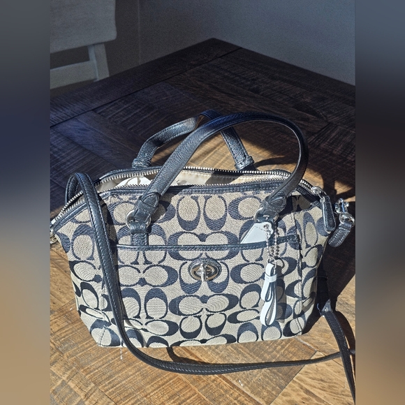 Coach Black and Gray Crossbody Bag - Picture 5 of 9